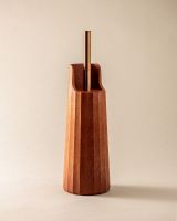 Vorschau: Cosmic Avenir Badezimmerset 4 in 1, terracotta natur