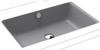 Vorschau: Kaldewei Puro Unterbauwaschtisch 60x38,5cm, Perl-Effekt Mod.3160 cool grey 30