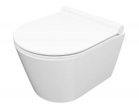 Catalano Zero Wand-WC compact, Tiefspüler, spülrandlos, 46x35cm, weiß CATAglaze 1VSZ46R00
