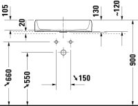 Vorschau: Duravit Qatego Aufsatzbecken 60x40cm, weiß