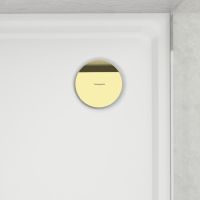 Vorschau: hansgrohe RainDrain Staro Fertigset Ablaufgarnitur für Duschwanne, polished gold optic 