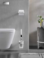 emco loft Toilettenbürstengarnitur Kristallglas satiniert, chrom 051500100