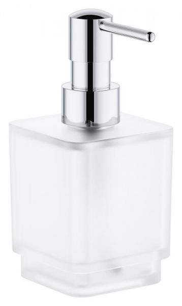 Grohe Selection Cube Seifenspender, glas matt/chrom 40805000