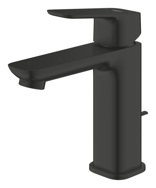 Grohe Cubeo Einhand-Waschtischbatterie M-Size Mittelstellung kalt, mit Ablaufgarnitur