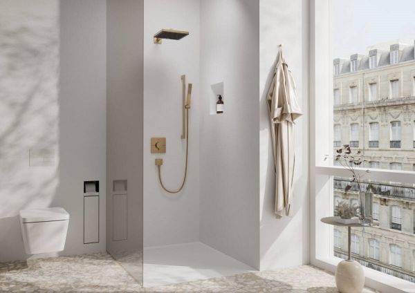 Hansgrohe ShowerSelect Comfort E Thermostat Unterputz für 2 Verbraucher, brushed bronze