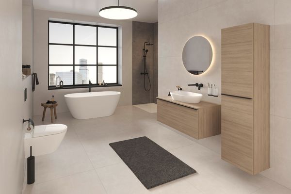 Duravit D-Neo freistehende Badewanne oval 160x75cm, weiß