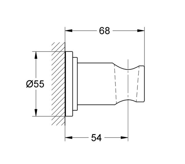 Grohe Rainshower Aqua Wandbrausehalter, chrom