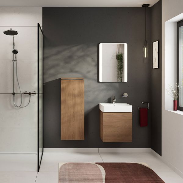 hansgrohe Xilesa E Halbhochschrank 40x20cm mit 1 Tür
