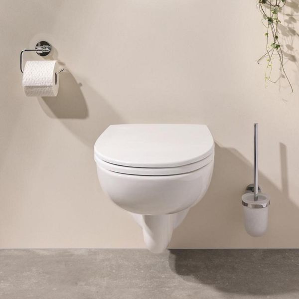 Grohe Bau Keramik Set Wand-Tiefspül-WC inkl. WC-Sitz mit Soft-Close & QuickRelease, weiß 112949SH00