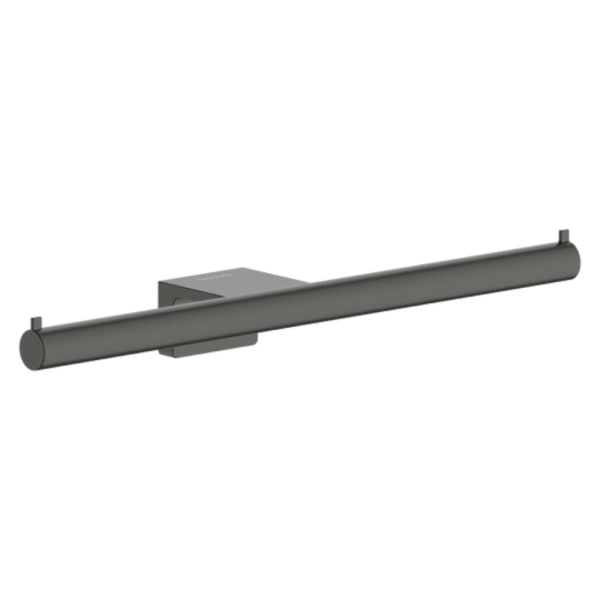 hansgrohe AddStoris S Doppelpapierrollenhalter, brushed black chrome 41768340