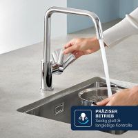 Vorschau: Grohe QuickFix Start Küchenarmatur mit Ausziehbrause, chrom