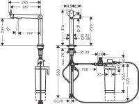 Vorschau: Hansgrohe Aqittura FilterSystem 240 StarterSet chrom 76802