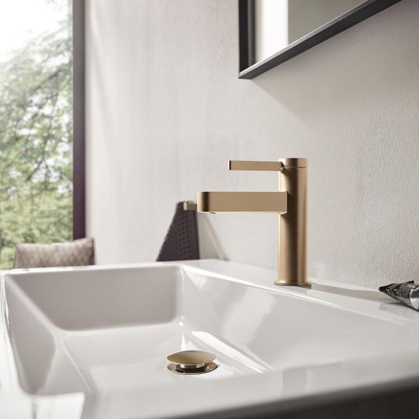 hansgrohe Finoris Standventil 100 für Kaltwasser ohne Ablaufgarnitur, brushed bronze