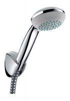 Vorschau: Hansgrohe Crometta 85 Variojet Handbrause/ Porter'C Brausehalter Set 1,25m, chrom