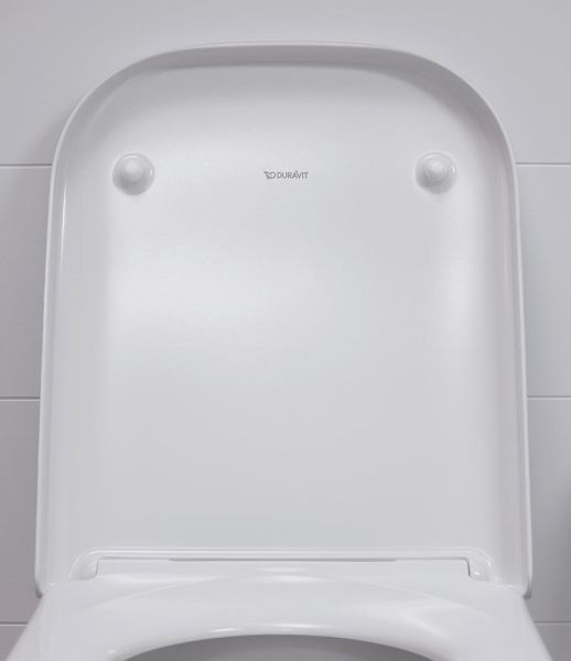 Duravit Happy D.2 WC-Sitz mit Absenkautomatik, abnehmbar, weiß
