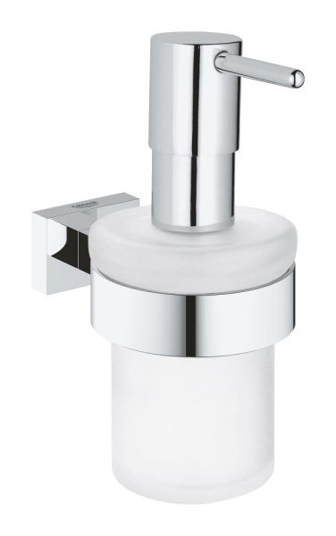 Grohe Essentials Cube Seifenspender mit Halter, chrom 40756001 