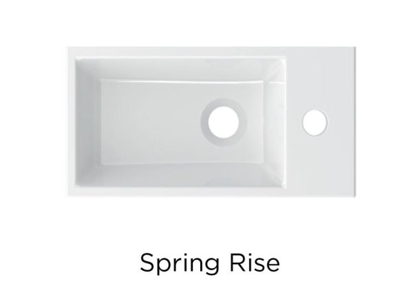 RIHO Spring Rise Handwaschbecken mit Unterschrank 40x20cm, mit 1 Tür