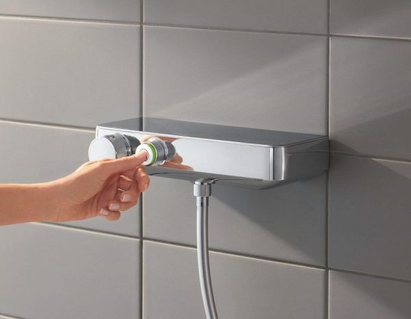 Grohe Grohtherm SmartControl Thermostat-Brausebatterie mit Brausegarnitur 60cm, chrom