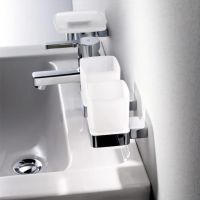 Vorschau: emco loft Zahnputzbecher Wandmodell, Kristallglas satiniert, chrom 052000100