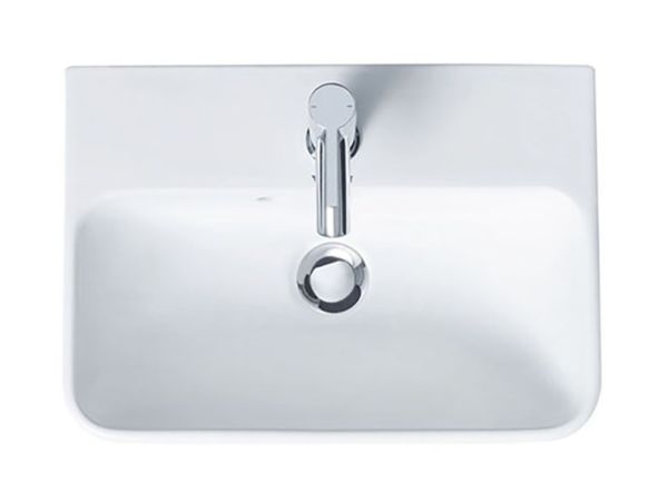Duravit ME by Starck Waschtisch rechteckig 60x46cm, mit Hahnloch und Überlauf, weiß 2335600000
