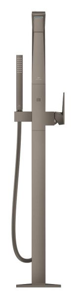 Grohe Allure Brilliant Wannenarmatur freistehend mit White Attica Ceasarstone Einlagen