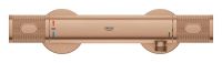 Vorschau: Grohe Precision Feel Thermostat-Brausebatterie mit ProGrip Rändelstruktur, warm sunset gebürstet