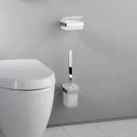 emco loft Bürstengarnitur Kristallglas satiniert, chrom 051500101 