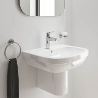 Vorschau: Grohe Eurosmart Waschtischbatterie M-Size mit herausziehbarem Auslauf und Push-Open, chrom