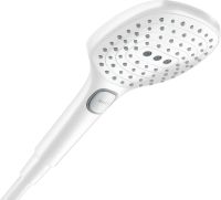 hansgrohe Raindance Select E Duschkopf 120 3 Strahlarten PowderRain weiß matt 28728700 hansgrohe Raindance Select E Duschkopf 120 3 Strahlarten PowderRain weiß matt 28728700