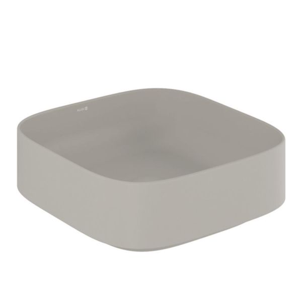 Kludi RESA C Aufsatzwaschtisch 40x40cm quadratisch, light dove matt 58CW30O2
