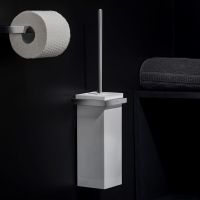 Vorschau: Cosmic The Grid Toilettenbürstenhalter Wandmontage, chrom-weiß matt 2680101