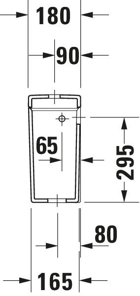 Duravit Starck 3 Spülkasten 3/6L mit Dual Flush, Anschluss rechts oder links, WonderGliss, weiß