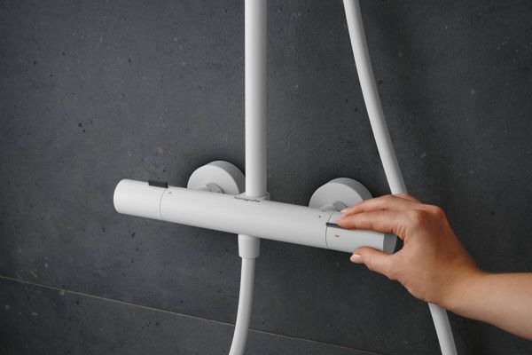 hansgrohe Pulsify S Puro Duschsystem 260 EcoSmart mit Ecostat Fine & 3 jet Handbrause