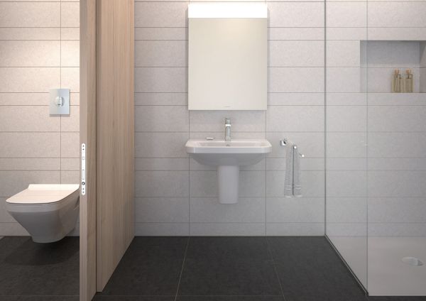 Duravit DuraStyle Wand-WC 48x37cm, eckig, weiß 2539092000