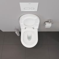 Vorschau: Duravit D-Neo Wand-WC 48x37cm, rimless, WonderGliss, Durafix, weiß 25880900001