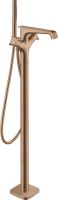 Vorschau: Axor Citterio E Wannenthermostat bodenstehend brushed red gold 36416310