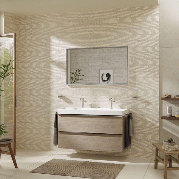 hansgrohe Xelu Q Waschtischunterschrank 118x47,5cm, 2 Schubkästen