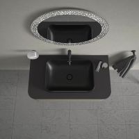 Vorschau: Duravit Happy D.2 Plus Aufsatzbecken 60x40cm anthrazit matt