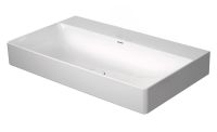 Duravit DuraSquare Waschtisch rechteckig 80x47cm, ohne Hahnloch, weiß