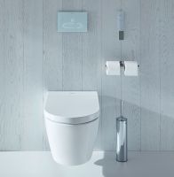Vorschau: Duravit Starck T Toilettenbürstengarnitur, bodenstehend, chrom 0099451000