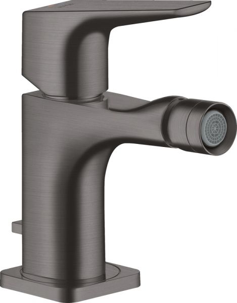 Axor Citterio E Einhebel-Bidetmischer mit Hebelgriff und Zugstangen-Ablaufgarnitur brushed black chrome 36121340