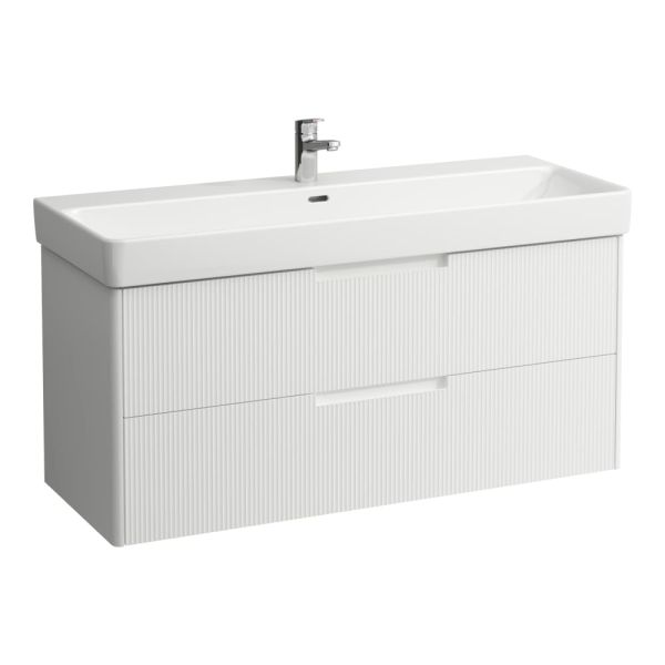 Laufen Juna Waschtischunterbau 117cm für Waschtisch Pro S H814965 weiß matt 