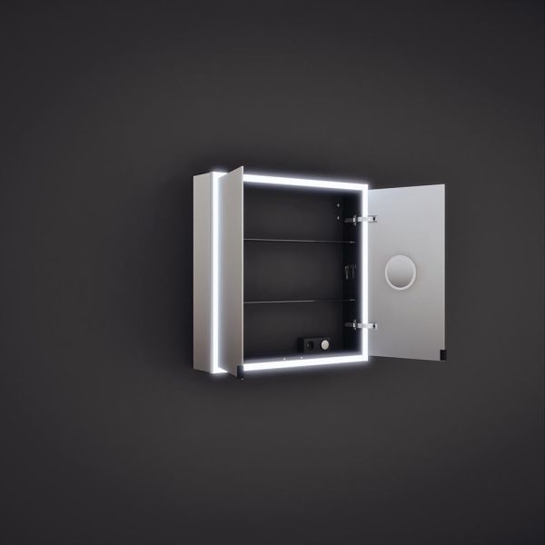 Burgbad rl20 Spiegelschrank 81x80cm mit Lichtrahmen