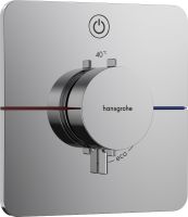 Vorschau: Hansgrohe ShowerSelect Comfort Q Thermostat Unterputz für 1 Verbraucher, chrom, 15581000