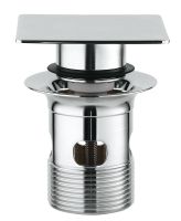 Grohe Universal Ablaufstopfen eckig inkl. Kelch, chrom 40565000