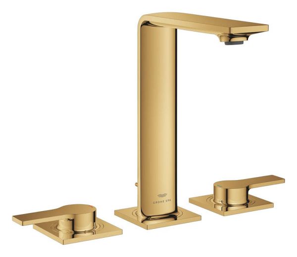 Grohe Allure 3-Loch-Waschtischarmatur mit Ablaufgarnitur, cool sunrise 20188GL1