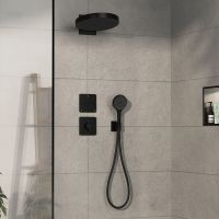 Vorschau: Hansgrohe ShowerSelect Comfort Q Thermostat UP, 1 Verbraucher & zusätzl. Abgang, schwarz matt