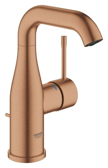 Grohe Essence Waschtischarmatur M-Size, schwenkbarer U-Auslauf, warm sunset gebürstet 23462DL1