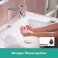 Vorschau: Hansgrohe Tecturis S 2-Loch Waschtischarmatur 150 CoolStart mit Ablaufgarnitur, chrom