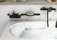 Hansgrohe WallStoris Badewannenset, schwarz matt 27966670